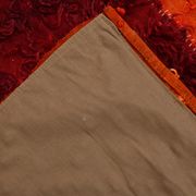 Red & orange tones vintage rug, 163x240 cm