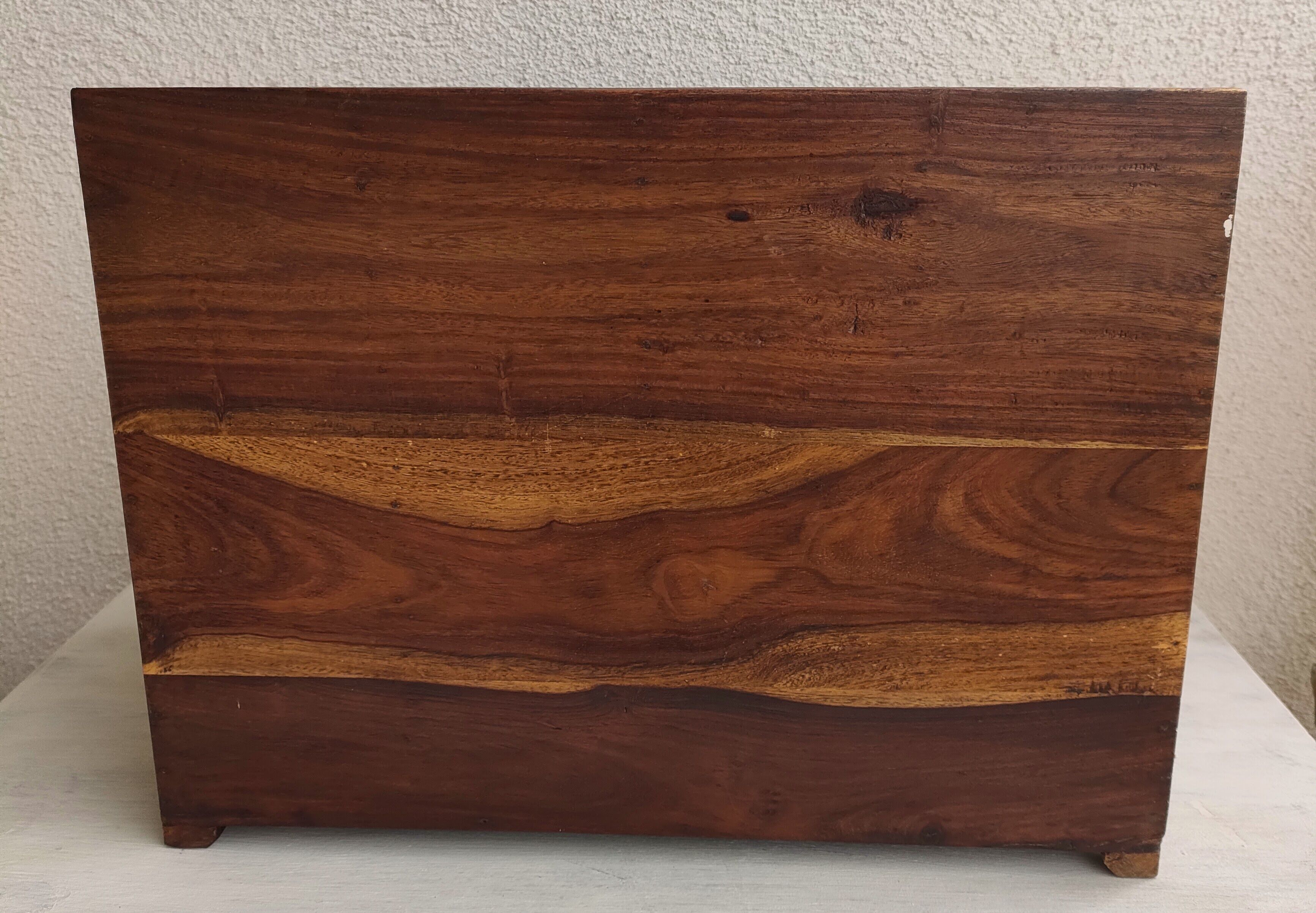 Mango wood office organizer