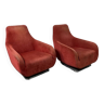 Pair of armchairs Ligne Roset "Shaman" by Eric Jourdan