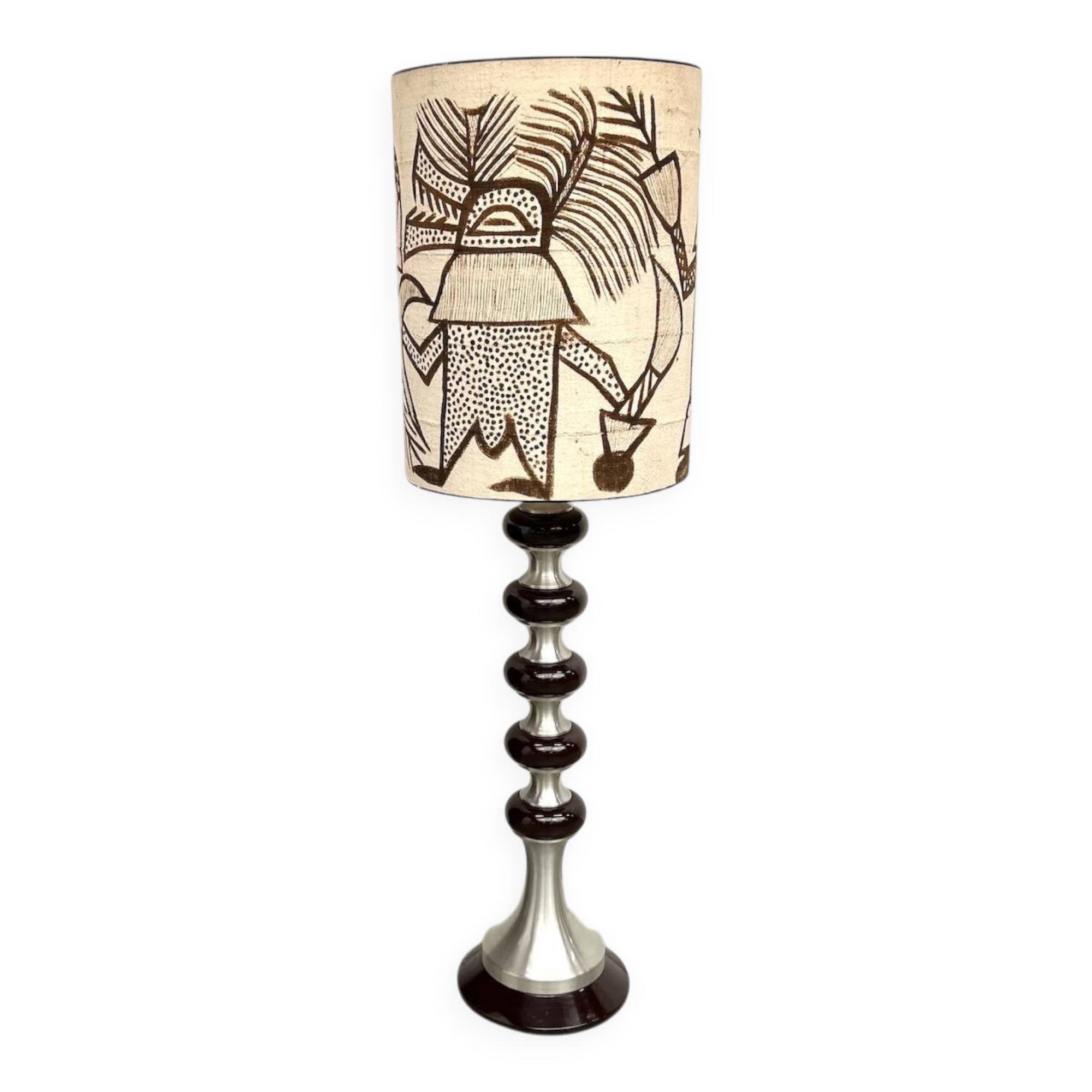 Modernist aluminum floor lamp