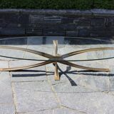 Rare table basse ovale de michel mangematin