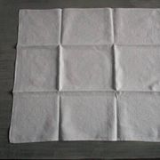 Nappe ancienne damassée 150x145cm+6 serviettes