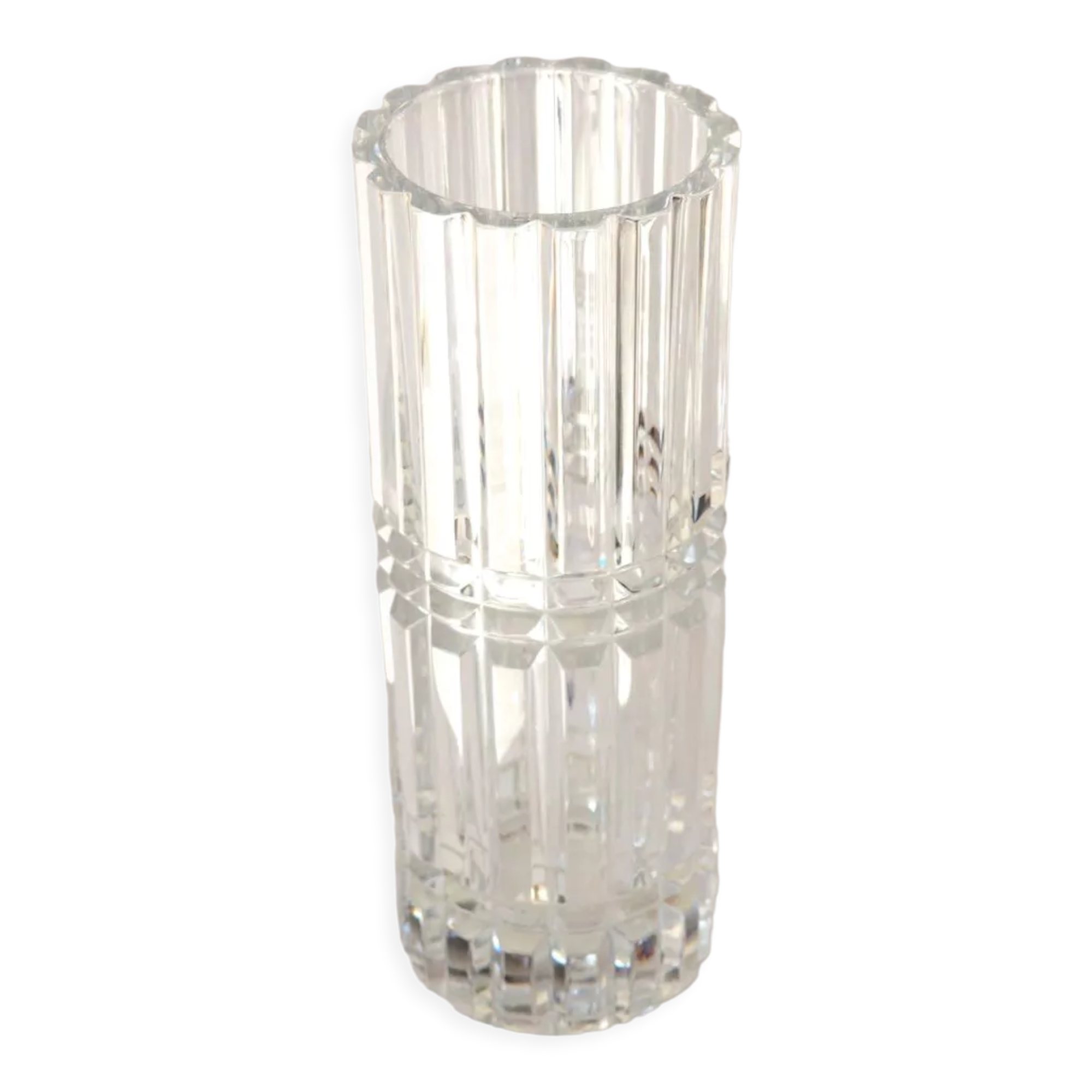 Vase cristal tube