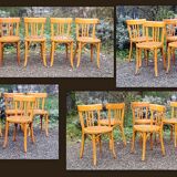 6 Baumann chairs n°43 50s