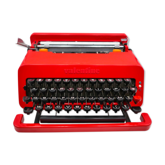 Typewriter Olivetti Valentine red revised ribbon new