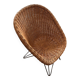 Rattan armchair Teun Velthuizen for Urotan 1950