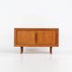 Buffet en teck Svend Dyrlund avec portes tambour