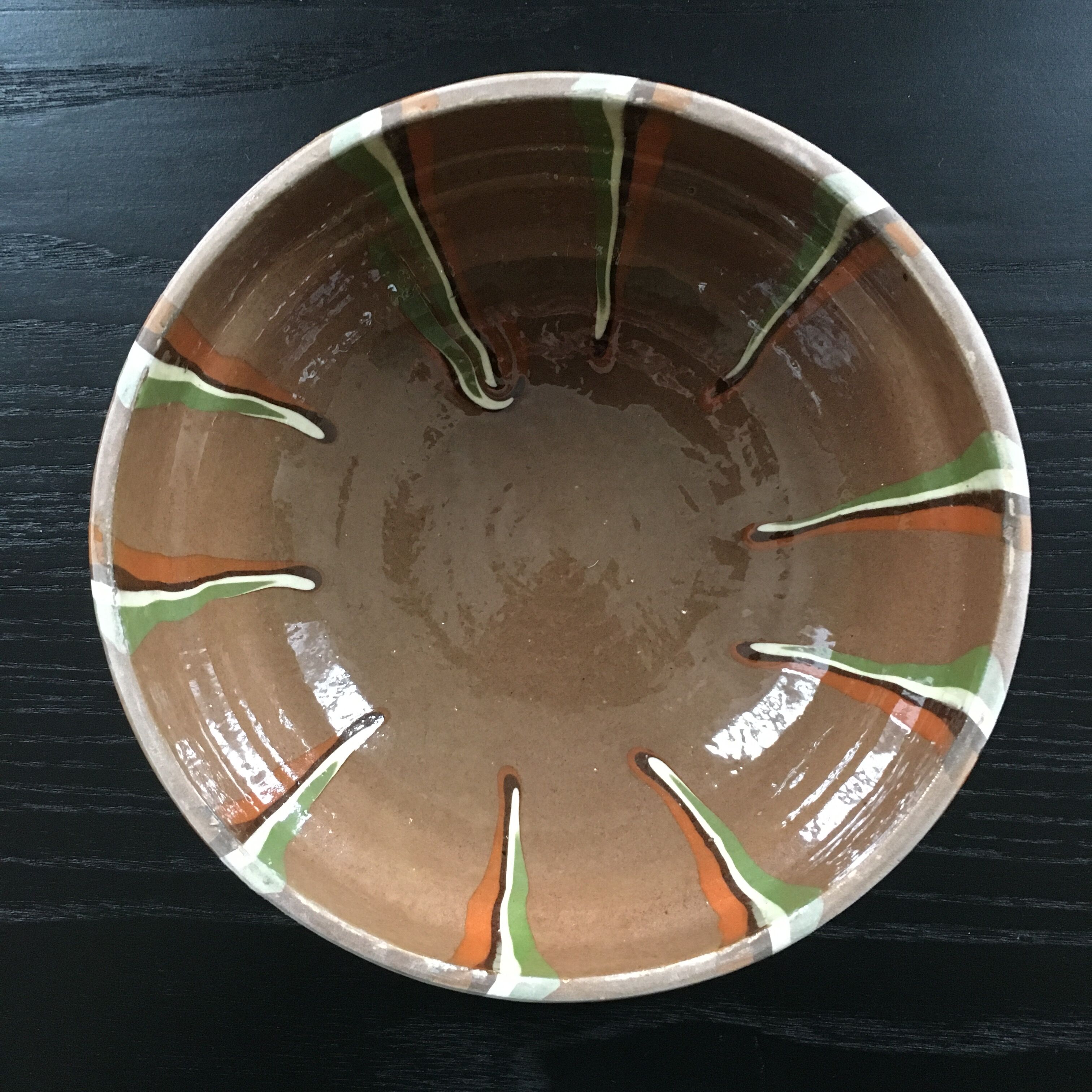 Saladier terre cuite mélangée