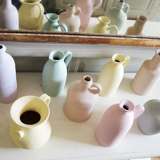 Carafe broc effect terracotta pastel pink