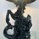 Lampe en céramique cheval, années 70