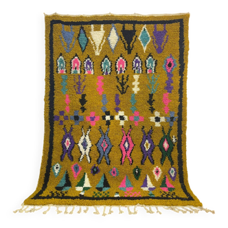 Moroccan rug in natural wool 3x2 m