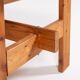 Scandinavian Modern solid pine coffee table