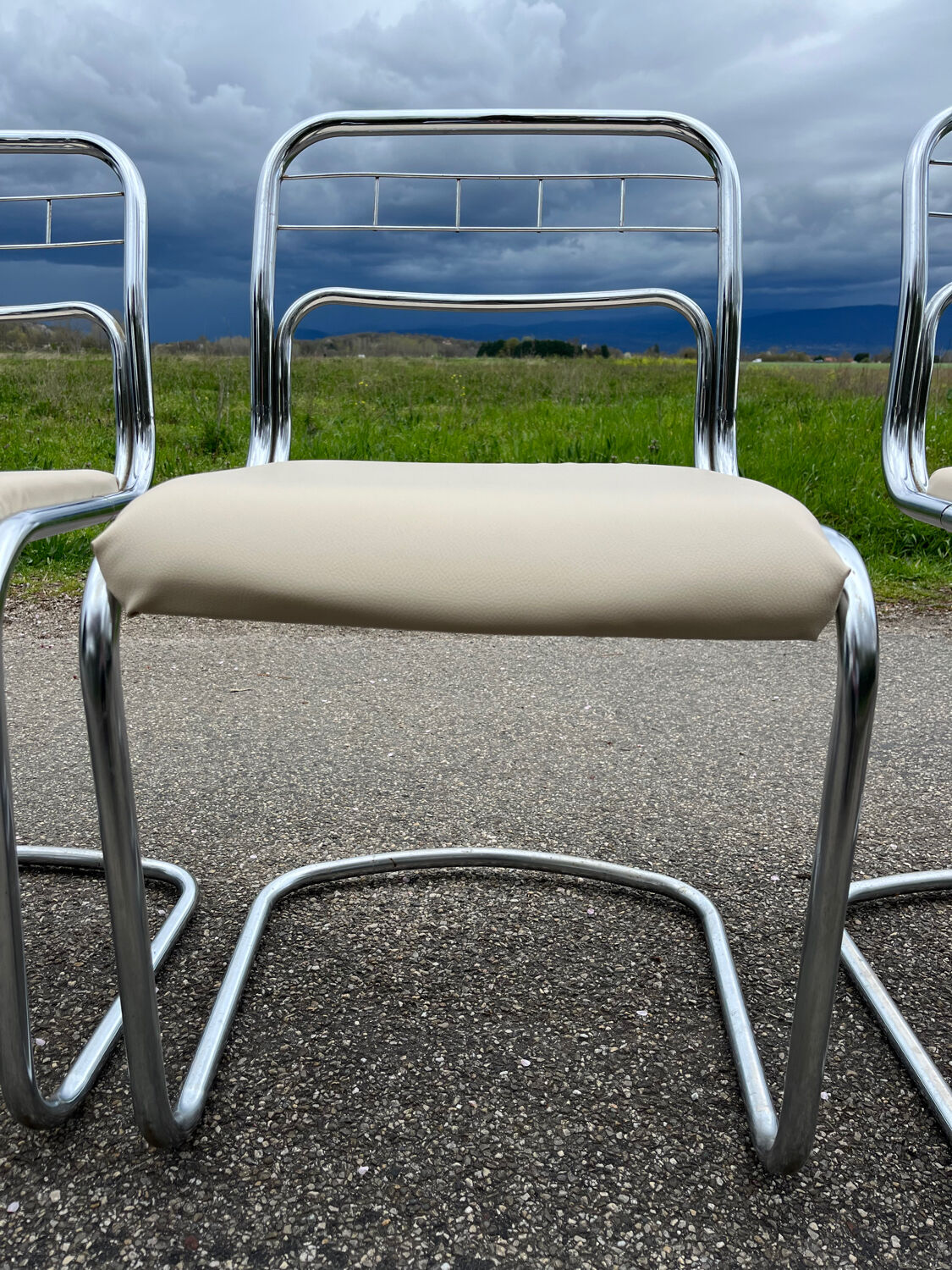 Circa chrome chairs year 1960