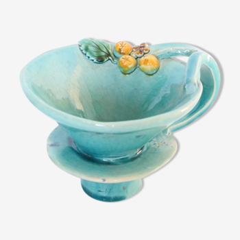 Ceramic funnel, handmade, vintage