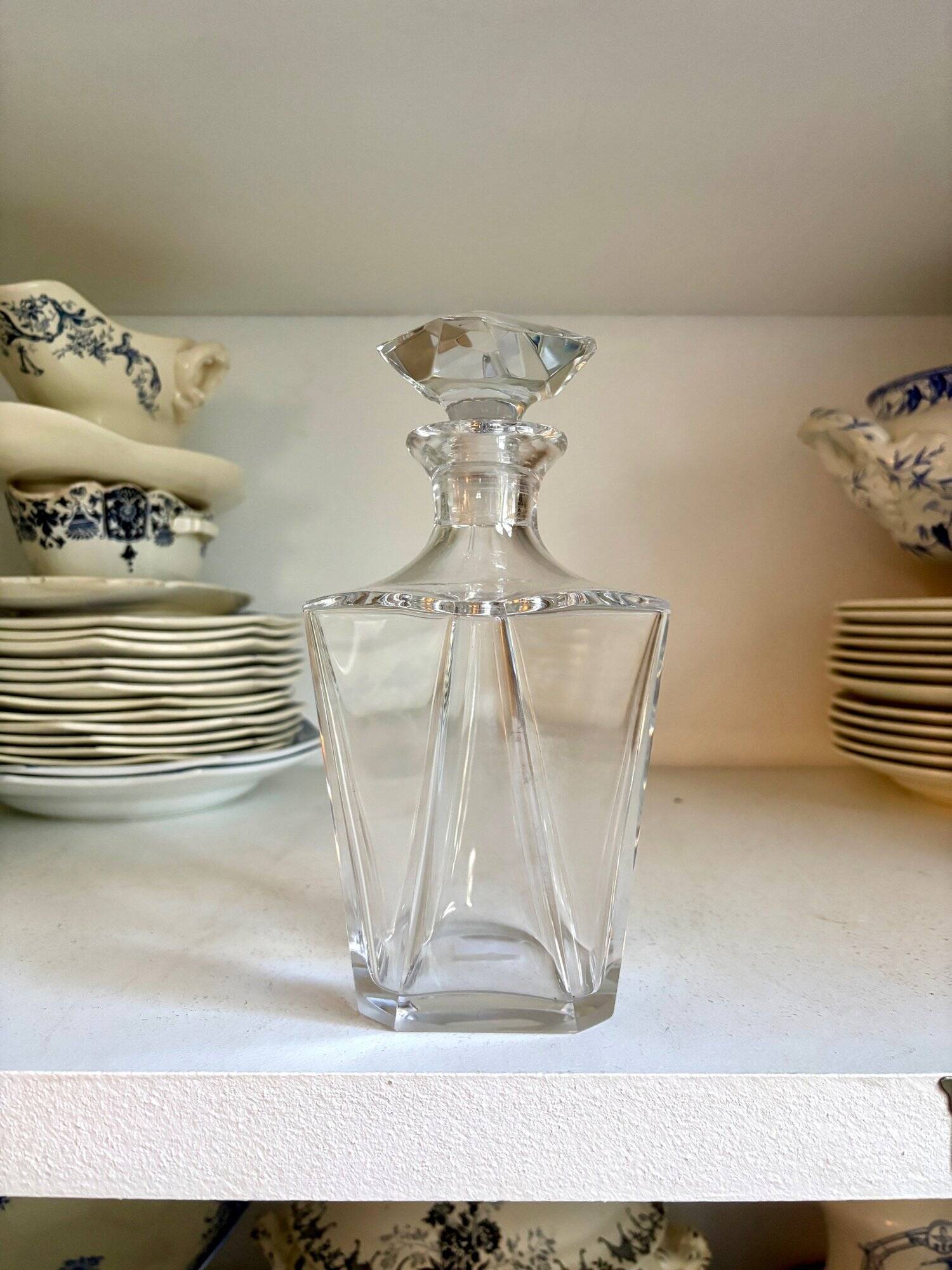 Baccarat crystal decanter, “Cordon bleu” model