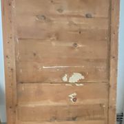 Very large mirror in antique pine.