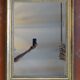 Empire period mirror, early nineteenth in gilded stucco wood H 72 cm