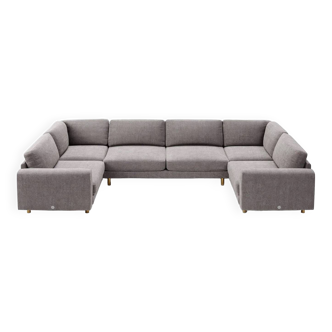 Grand canapé d'angle - gris
