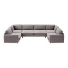 Grand canapé d'angle - gris