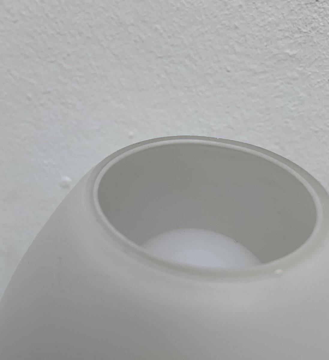 Vintage wall lamp in postmodern Italian glass by Lucente.