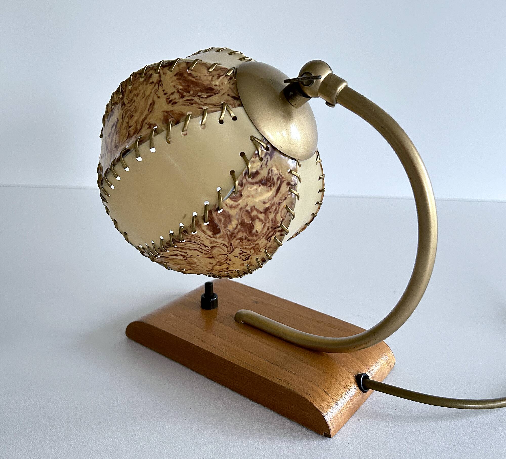 Art Deco Lamp, Wood