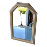 Vintage mirror with solid wood frame 42x47cm