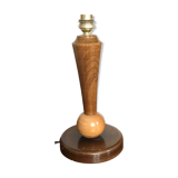 Art deco wooden lamp