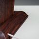 Large mid-century solid rosewood table lamp