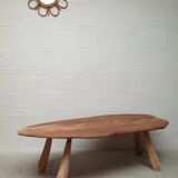 Tree trunk coffee table 1970