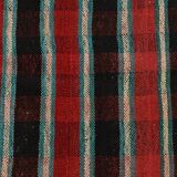 7x10 Kilim Red & Green Striped  Kilim Rug, 202x312Cm