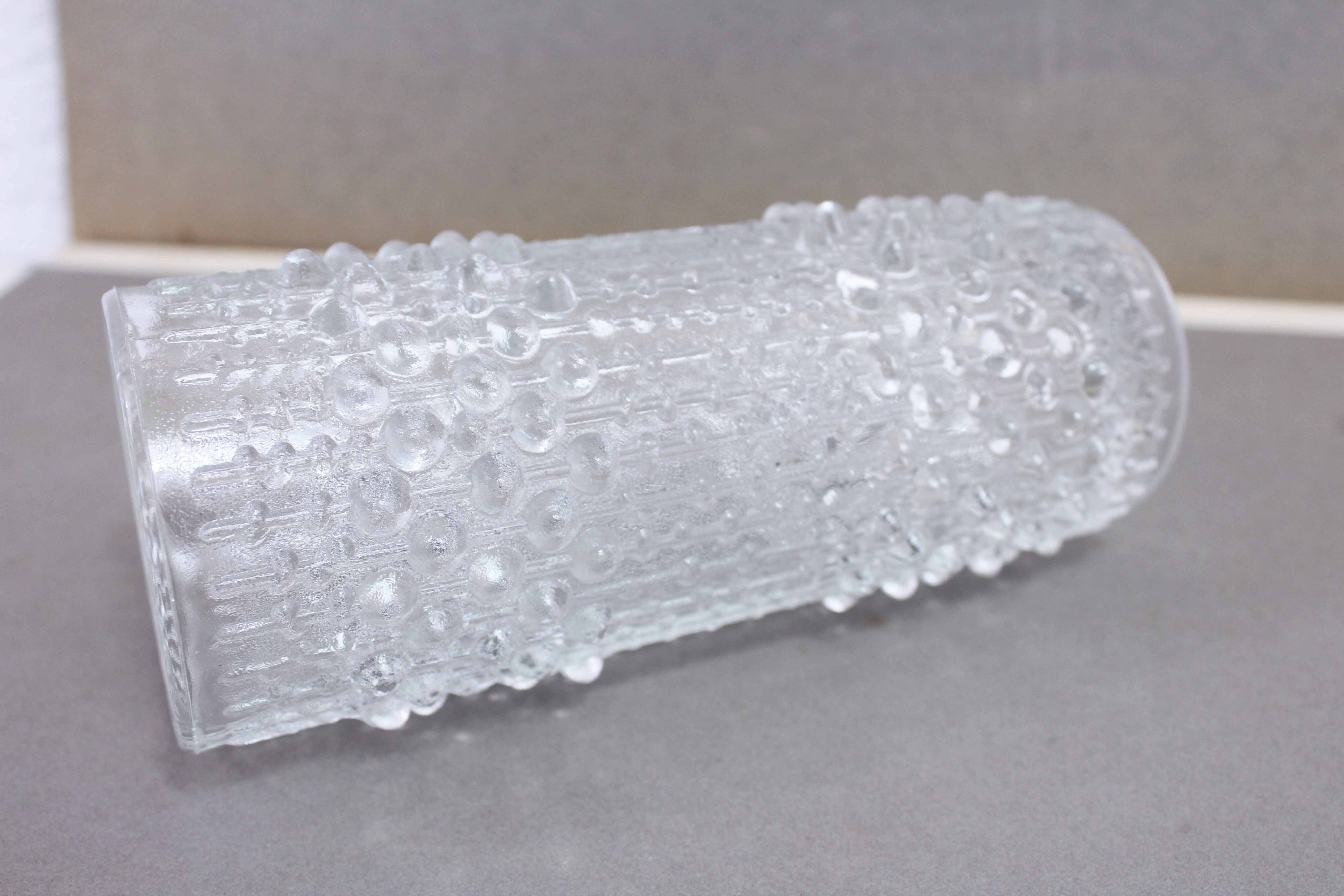 Glass vase by Frantisek Peceny for Sklo Union 1970