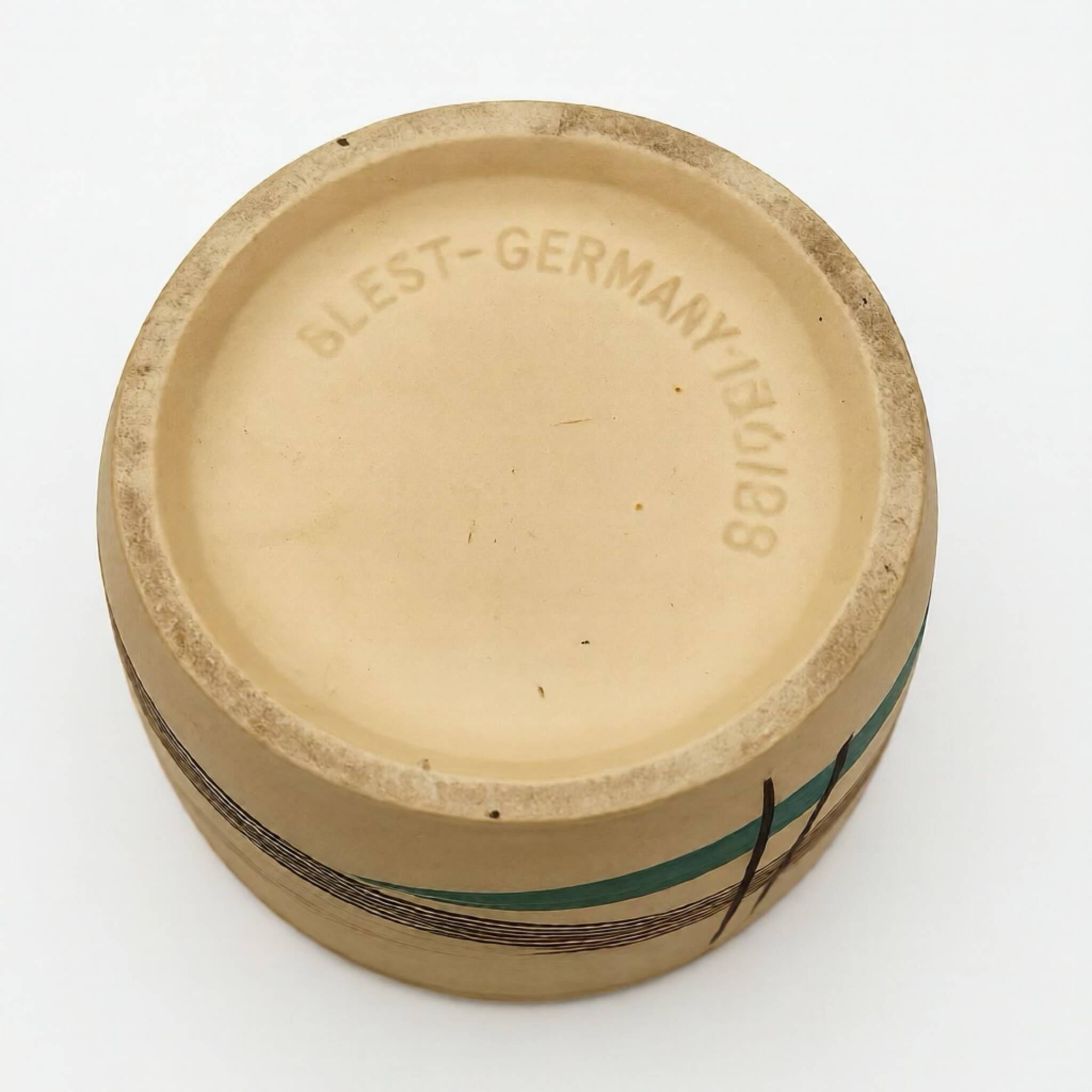 Matte ceramic vase with abstract pattern, West Germany, 1950s