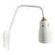 Fixed wall lamp offset 1950 white Ki-e-klair