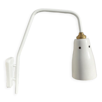 Fixed wall lamp offset 1950 white Ki-e-klair