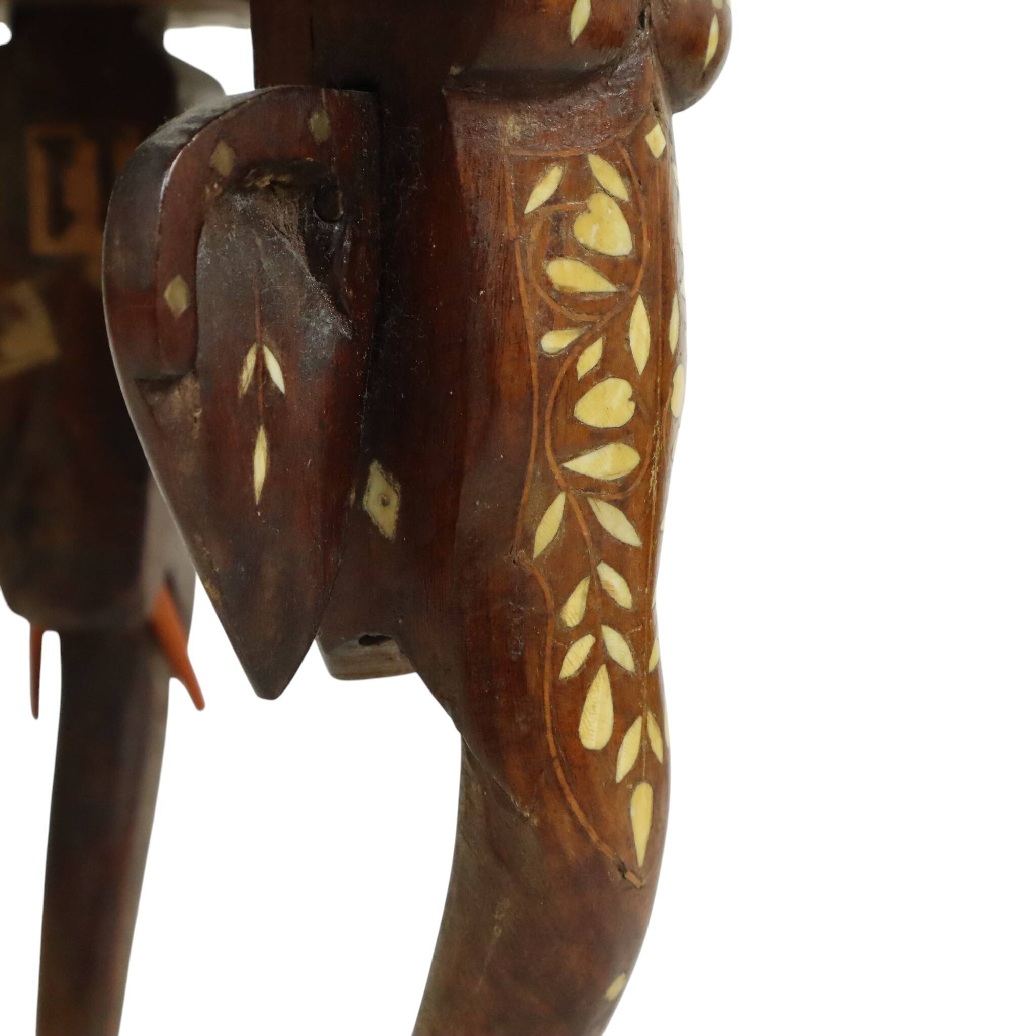 Anglo-Indian Taj Mahal Side Table Plant Table Teak 41cm