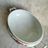 Oval soup pot in Limoges Bernardaud porcelain, Pondicherry model