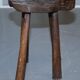 French nursing chair hand-carved in chestnut around 1760