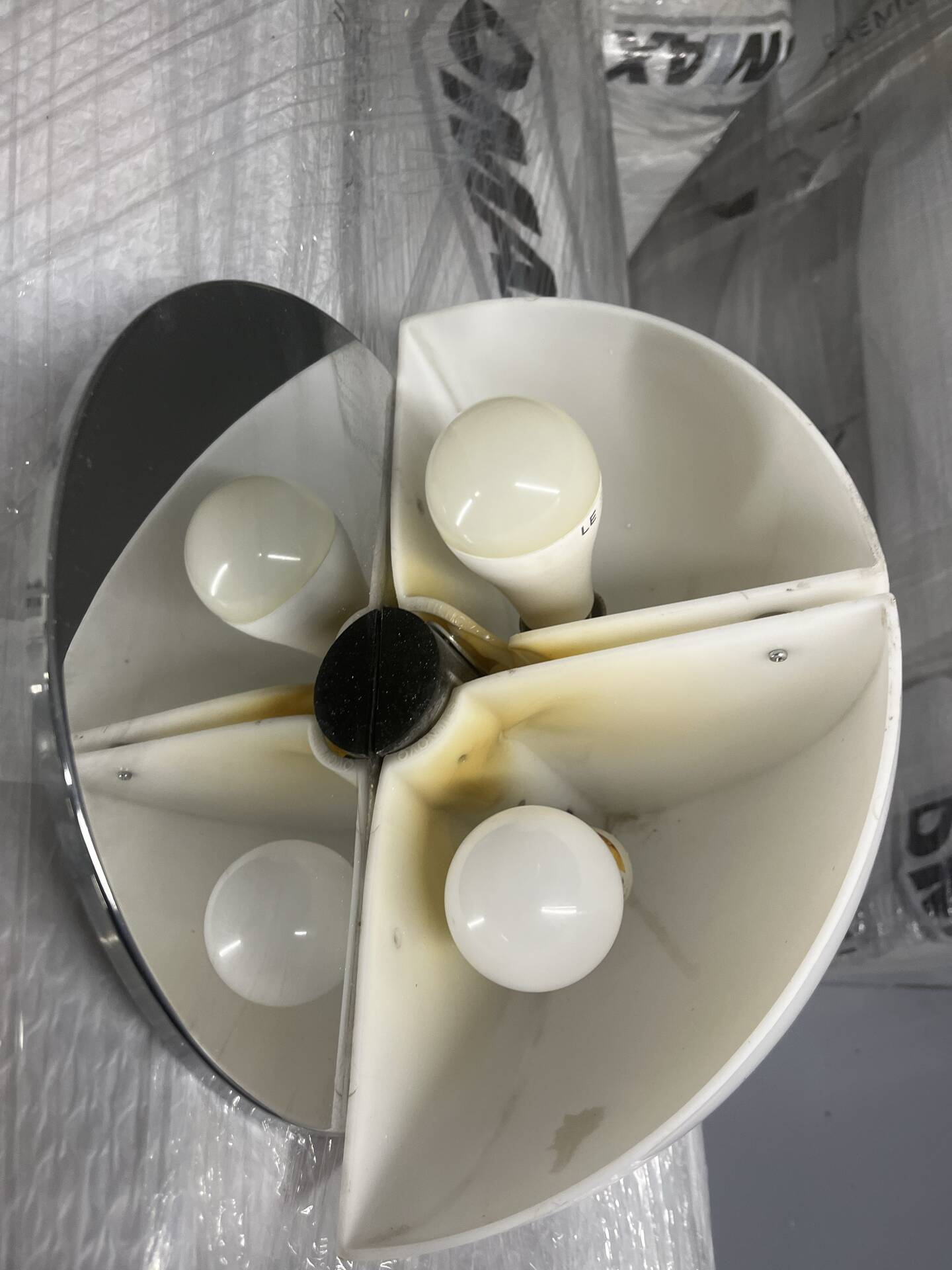 Stilnovo wall lamp by Danilo and Corrado Aroldi Model Spicchio Italy 1