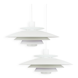 Pair of 2 vintage lamps by Form light from 1980s