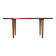 Table basse vintage plateau ovale scandinave