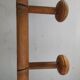 Bamboo wooden wall coat holder 6 hooks
