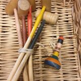 Old table croquet game