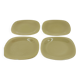 Lot de 4 assiettes Boch La Louvière – Séduction – Années 60