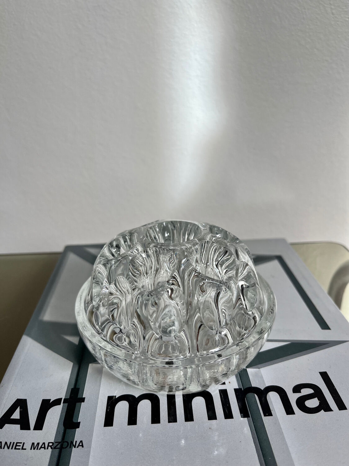 Vintage glass flower pick