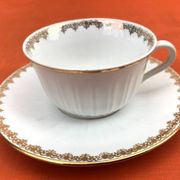Royal ADP France Genuine Luxury Porcelain Coffee Cup / Saucer