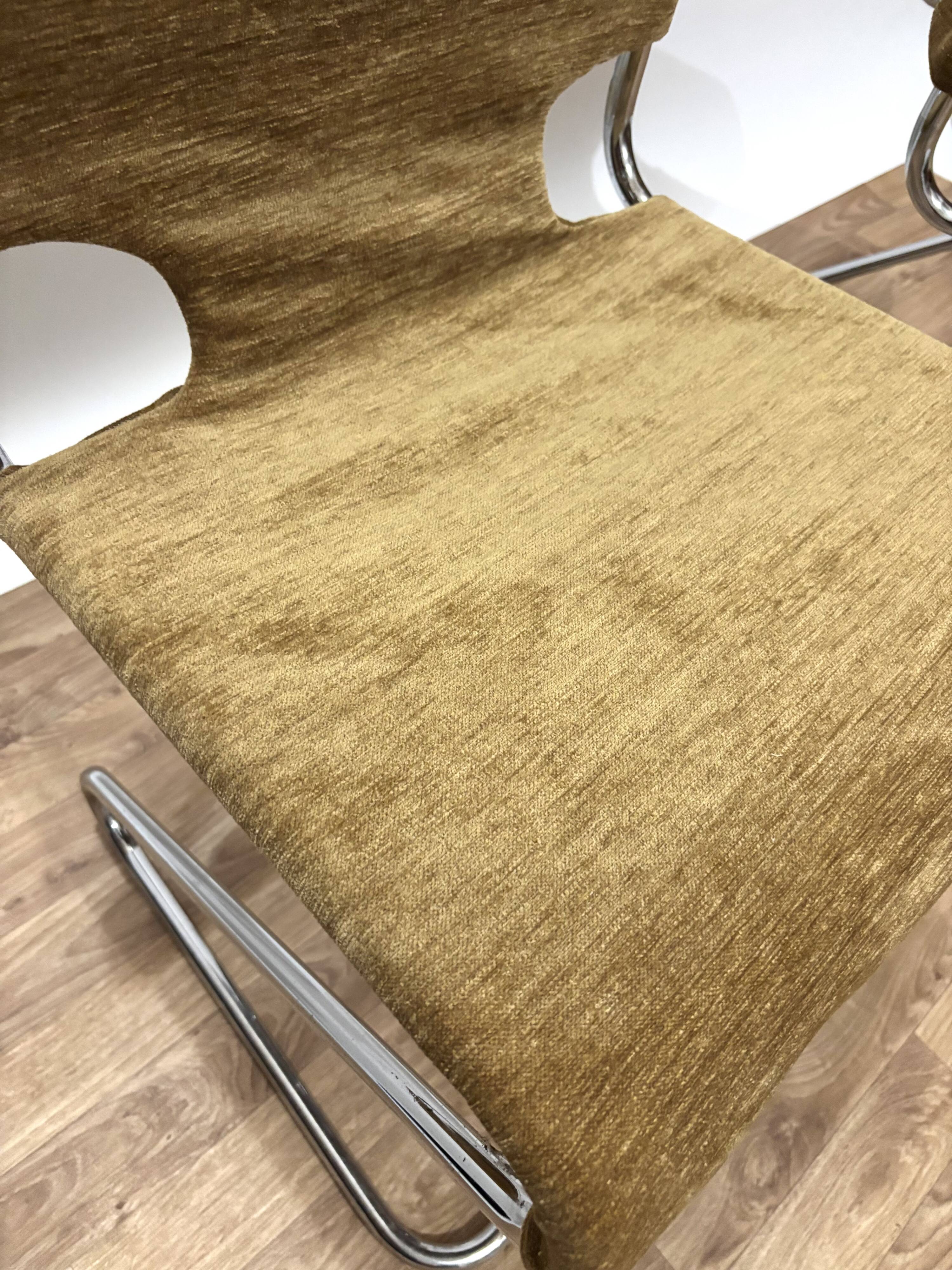 Pair of Biscia de Mourgue chairs from the 70s