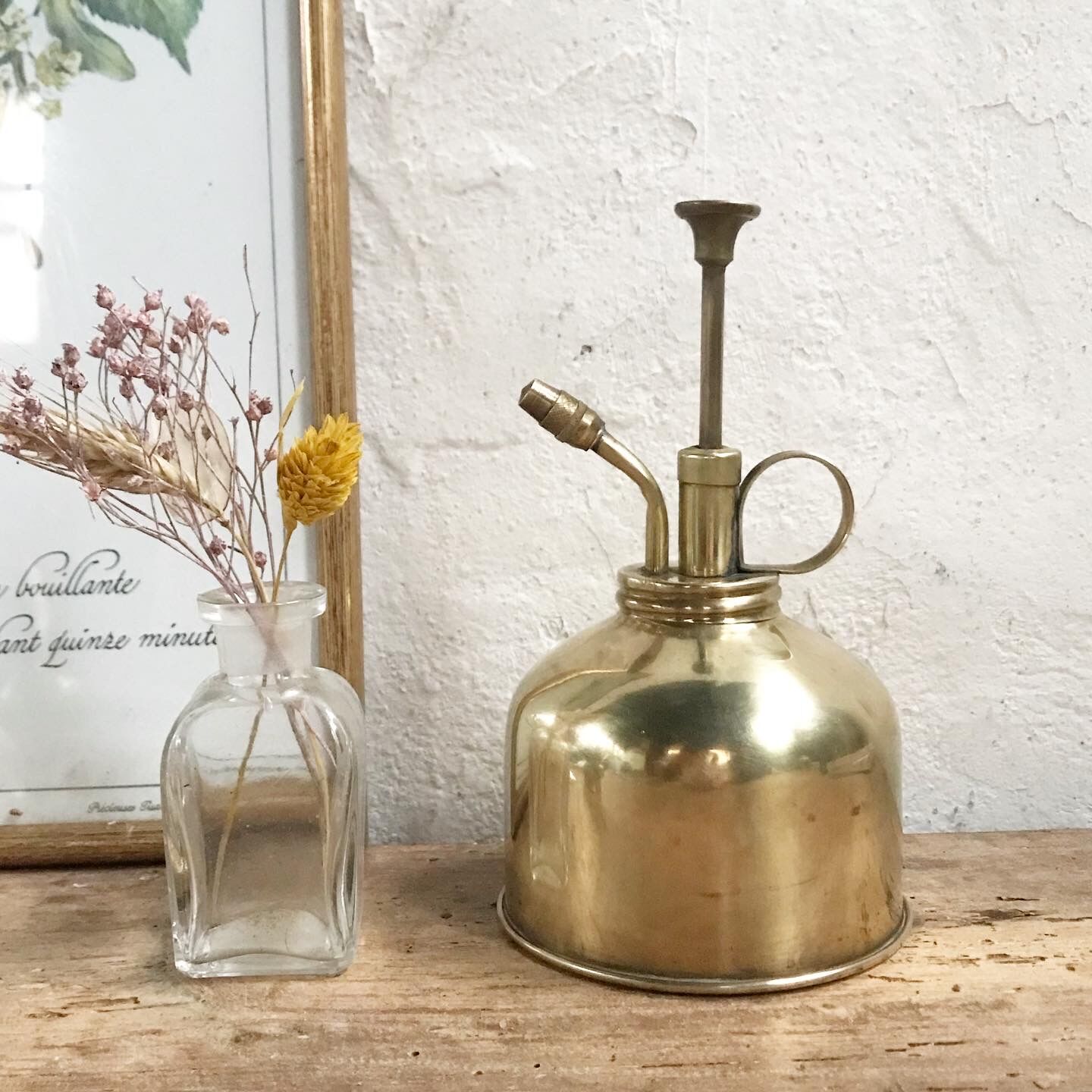 Vintage brass vaporizer