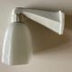 Art deco bathroom wall lamp in porcelain and opaline 1930-1950