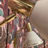 Pair of modular wall lights Scandinavian design 1960.