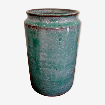 Pot vase faïence poterie de la vallée noire Verneuil